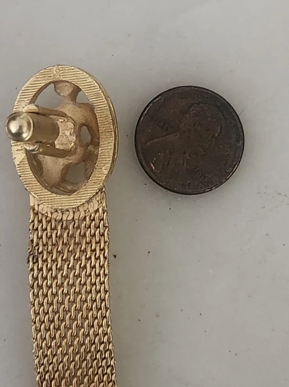 Vtg SWANK Gold Tone Zodiac Motif Cufflinks